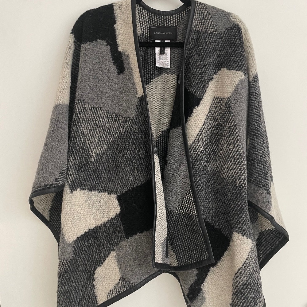 BCBG sweater poncho
